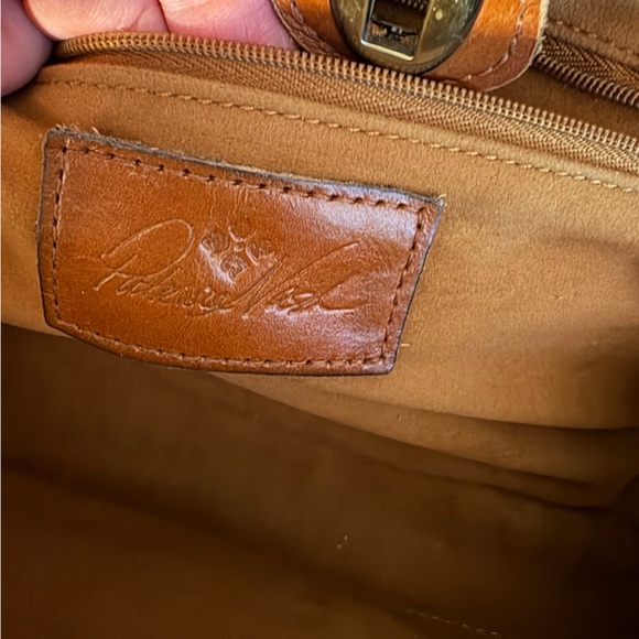 Patricia Nash Tan and Brown Woven Shoulder Bag - Picture 5 of 10